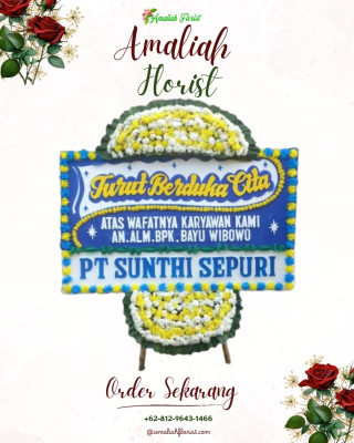 Papan Bunga Duka di Wih Pesam