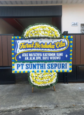 Papan Bunga Duka di Wih Pesam