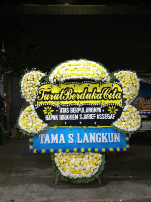 Papan Bunga Duka di Wih Pesam